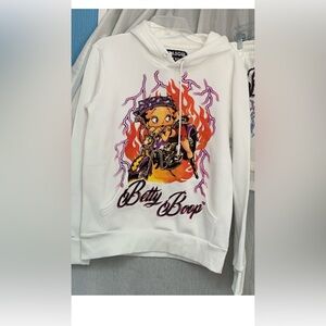 Reason White Betty Boop Hoodie